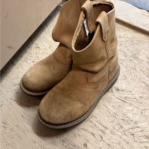 Georgia Boot Kids Tan Leather Boots
